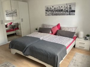 Ferienwohnung Bretz in Miltenberg - Schlafzimmer mit Doppelbett