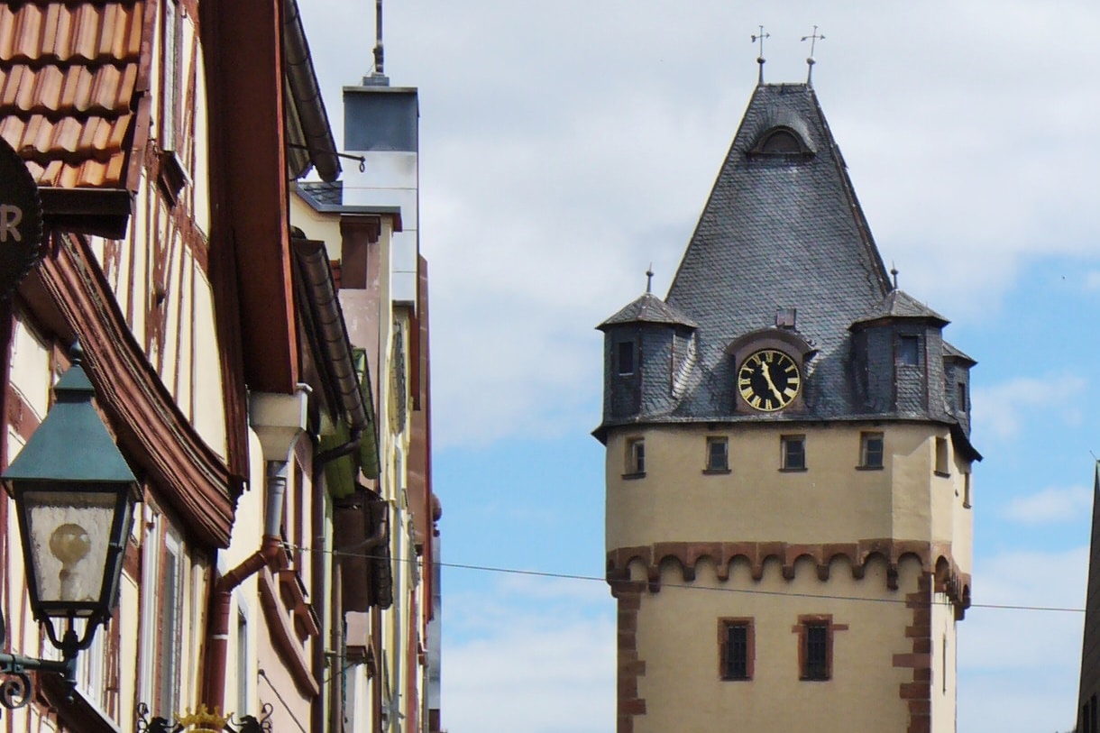 Spitze vom Würzburger Tor in Miltenberg
