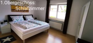 Ferienwohnung Fürst in Bürgstadt - Schlafzimmer im 1. Obergeschoss