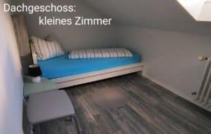 Ferienwohnung Fürst in Bürgstadt - kleines Einzelzimmer im Dachgeschoss