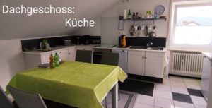 Ferienwohnung Fürst in Bürgstadt - Küche im Dachgeschoss