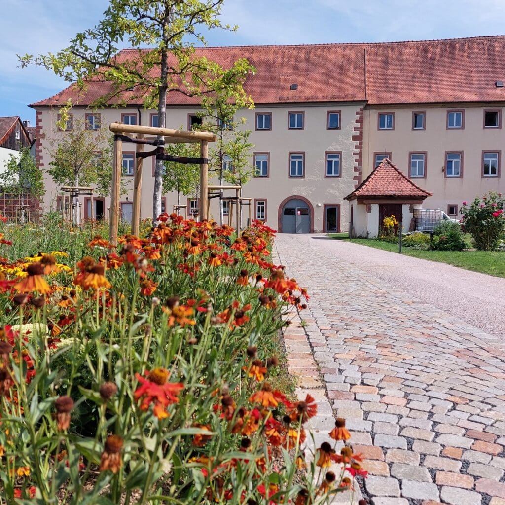 Klostergarten des Franziskanerklosters in Miltenberg
