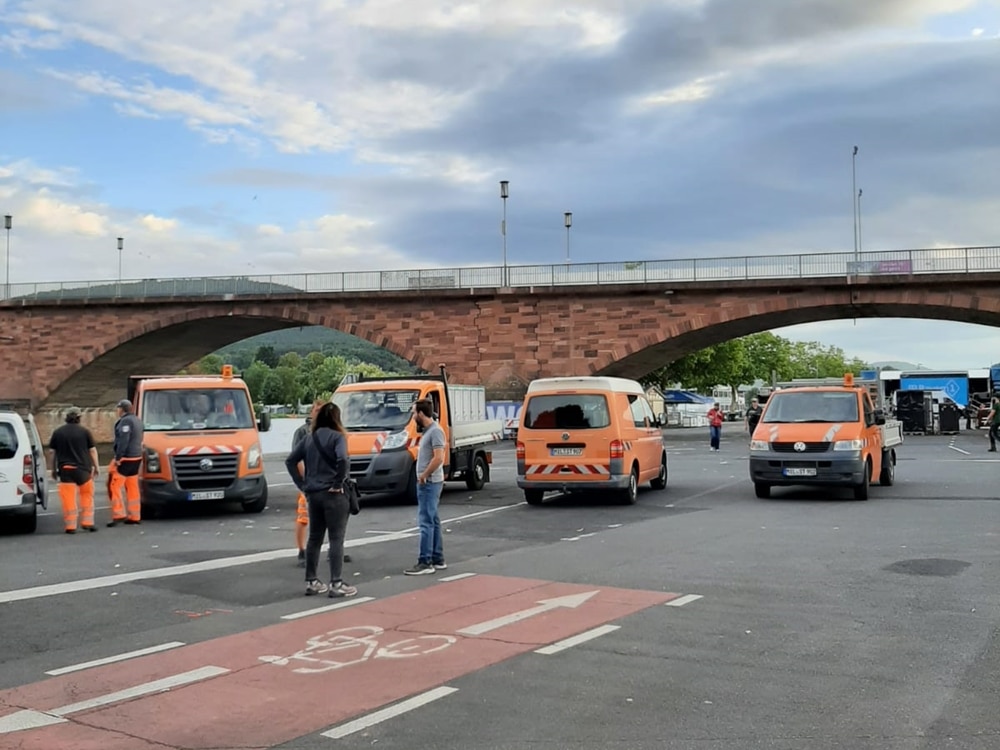 BR-Radltour - Aufbau 01 © Stadt Miltenberg
