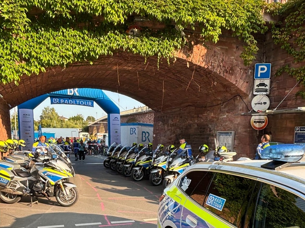 BR-Radltour - Polizeieskorte 03 © Stadt Miltenberg