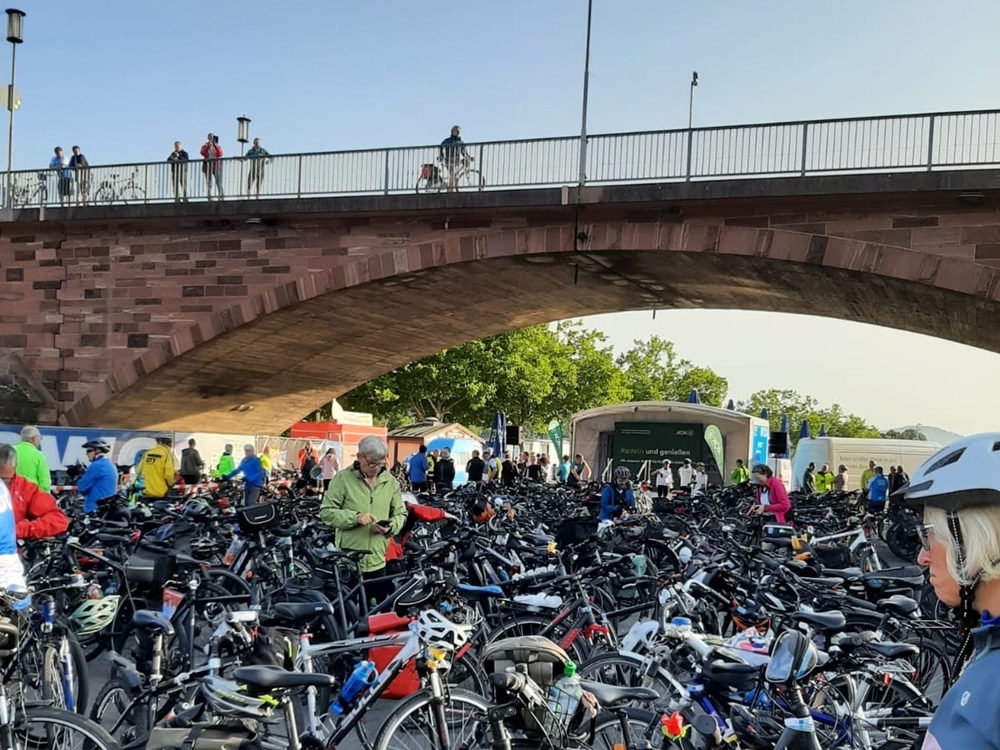 BR-Radltour - kurz vor der Abfahrt 01 © Stadt Miltenberg