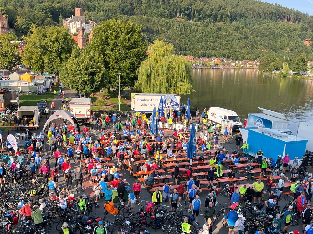 BR-Radltour - kurz vor der Abfahrt 06 © Stadt Miltenberg