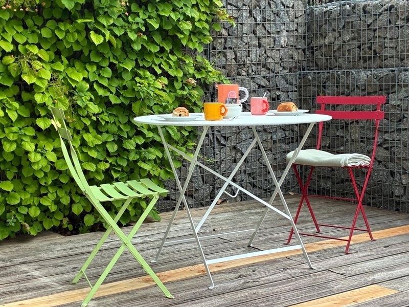 Terrasse der Ferienwohnung Terrassenglück von Silke Zöller in Miltenberg