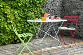 Terrasse der Ferienwohnung Terrassenglück von Silke Zöller in Miltenberg