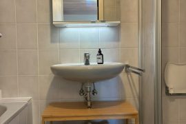 Badezimmer in der Ferienwohnung Terrassenglück von Silke Zöller in Miltenberg
