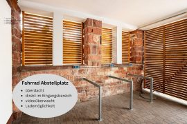 Abstellplatz für Fahrräder mit Lademöglichkeit © Main Zauber Apartments