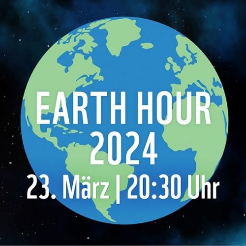 Logo der Earth Hour 2024, ausgerufen vom WWF