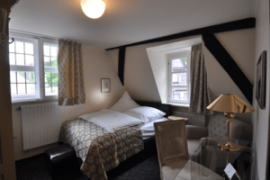 Einzelzimmer im Hotel Schmuckkästchen in Miltenberg