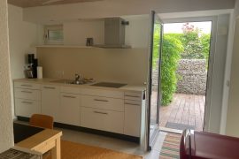 Küche in der Ferienwohnung Terrassenglück in Miltenberg