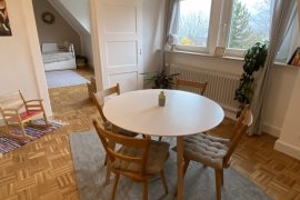 Esstisch in der Ferienwohnung Forsthaus in Miltenberg