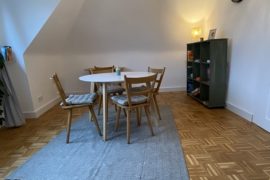 Esszimmer in der Ferienwohnung Forsthaus in Miltenberg