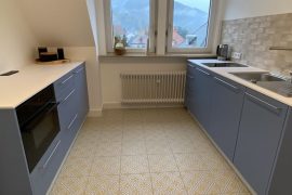 Küche in der Ferienwohnung Forsthaus in Miltenberg