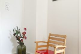 Schaukelstuhl in der Ferienwohnung Forsthaus in Miltenberg