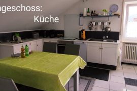 Ferienwohnung Fürst in Bürgstadt - Küche im Dachgeschoss