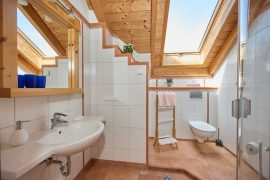 Badezimmer in der Ferienwohnung Jachtschütz in Miltenberg
