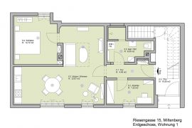 Grundriss der Ferienwohnung Riesenbude in Miltenberg
