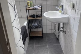 Badezimmer in der Ferienwohnung 9. Riese in Miltenberg