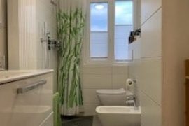 Badezimmer mit Bidet in der Ferienwohnung Liane Schneider in Miltenberg