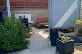 Freisitz im Garten der Ferienwohnung Liane Schneider in Miltenberg