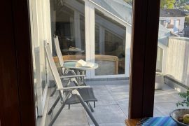 Ferienwohnung "Altstadtblick" in Miltenberg - Blick von der Küche auf die Dachterrasse