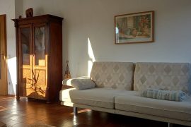 Ferienwohnung "Altstadtblick" in Miltenberg - Schlafcouch im Wohnzimmer