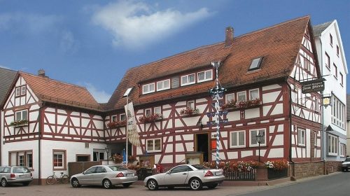 Gasthof-Landhotel Stern in Rüdenau - das Fachwerkhaus von außen