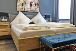 Hotel Brauerei Keller in Miltenberg - eines der Doppelzimmer