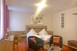 Hotel Brauerei Keller in Miltenberg - eines der Doppelzimmer