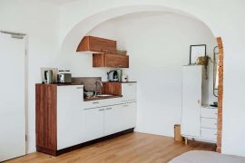 Mainterrasse Panorama Apartments - Küchenzeile im Apartment MainAnker