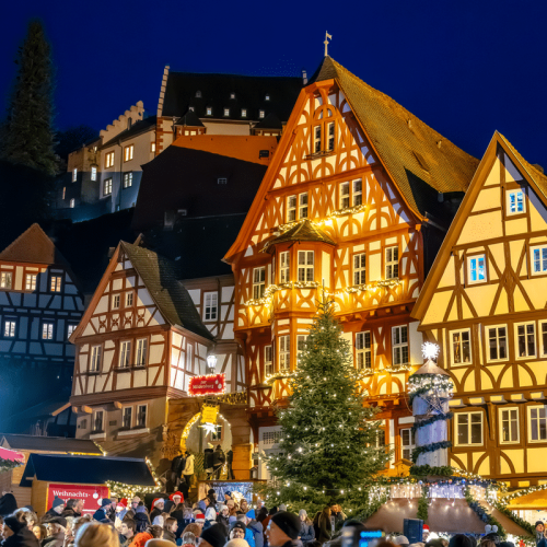 Miltenberger Weihnachtsmarkt Marktplatz © Felix Wöber