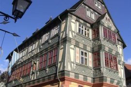 Hotel zum Riesen in Miltenberg von außen - die Schmuckseiten