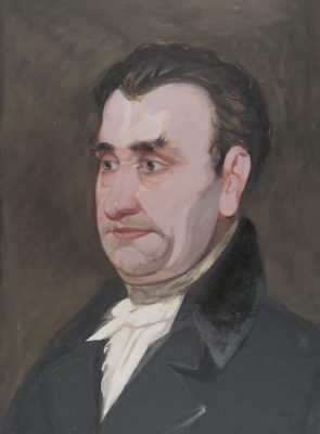 Porträt von Philipp Joseph Bischoff gemalt von Philipp Wirth