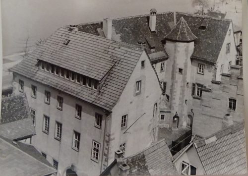 Historische Aufnahme des ehemaligen Oberamts bzw. Adelshofs in Miltenberg