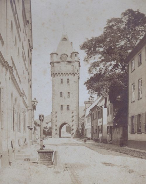 Würzburger Tor, Ende des 19. Jahrhunderts
